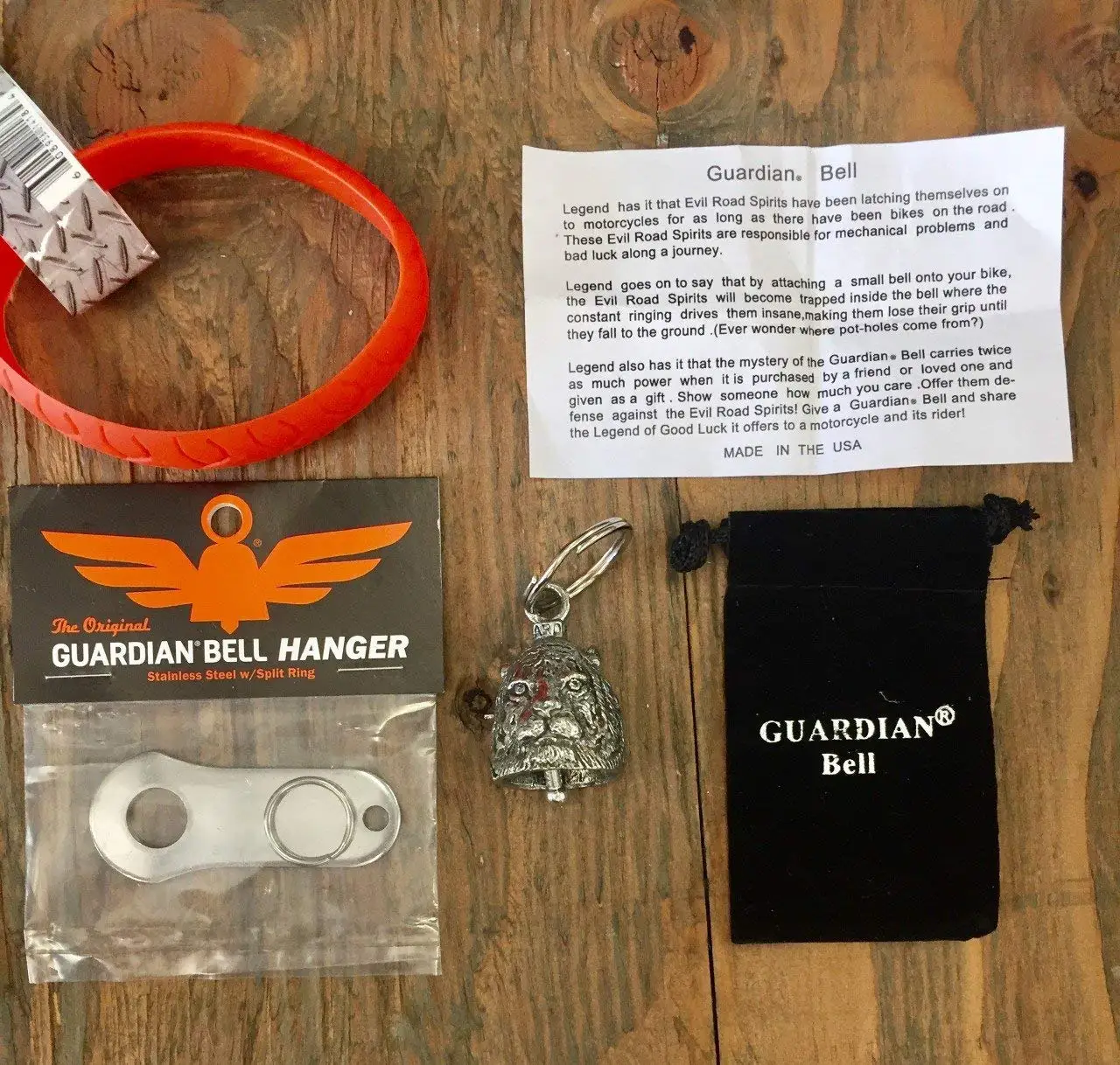 Guardian® Bell TIGER COMPLETE KIT W/HANGER & WRISTBAND