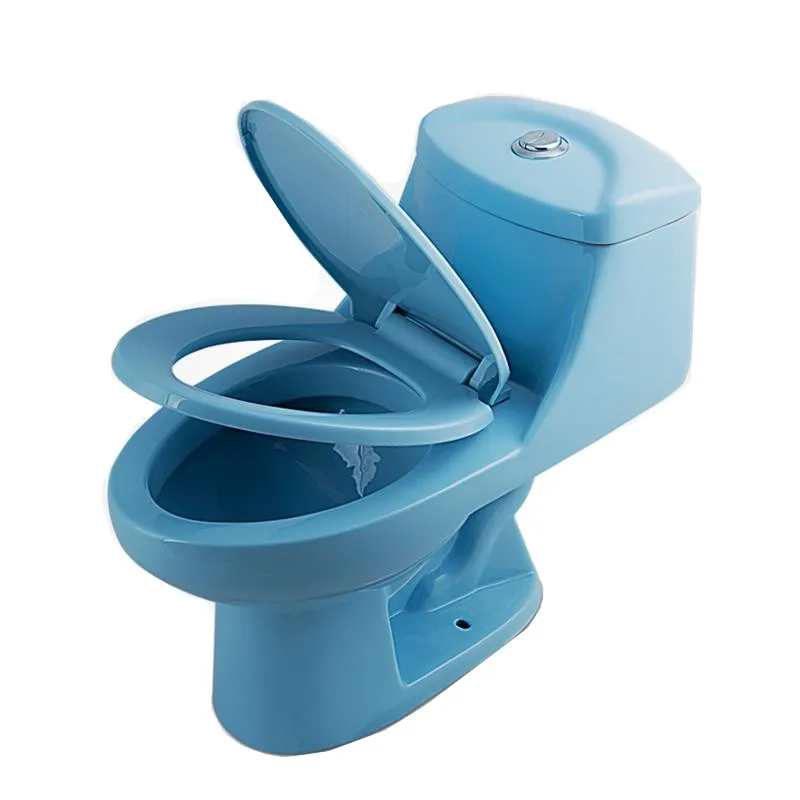2019 Innovative Product Ceramic Color Toilet Blue Toilet In Blue Toilet