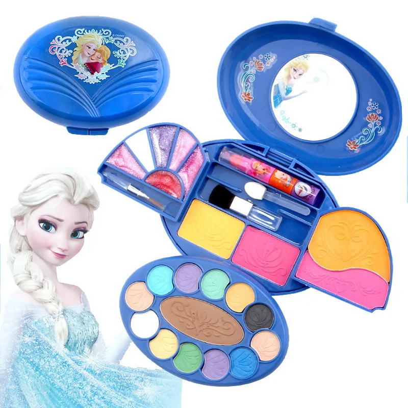 
Disney Frozen foldable Case Toy Make Up set Kit, gift set, Safe, Non-Toxic, Washable, Formulated for Children 