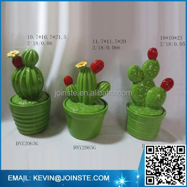 Ceramic Bonsai Cactus Mini Lucky Ceramic Bonsai Cactus Mini Lucky