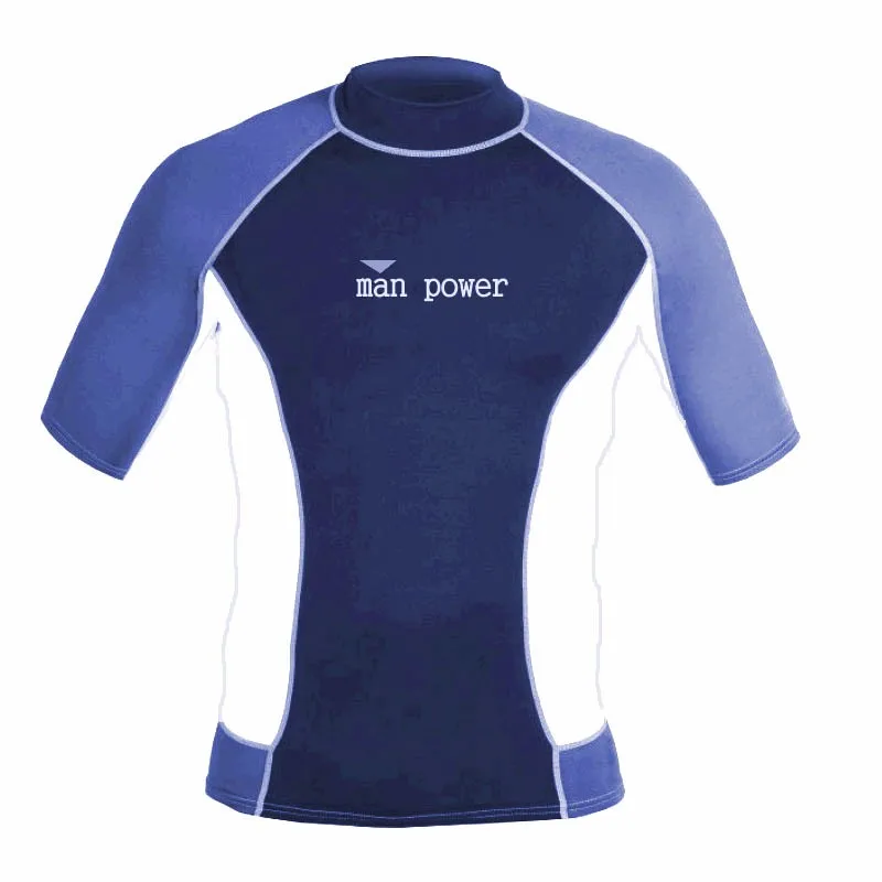 200pcs Customized Men Seaside Skin Rash Shirt Beach Rash Guard Vest Uv