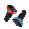 Low price LCD Screen Dual Port USB Car Charger with Current and Voltage Monitoring