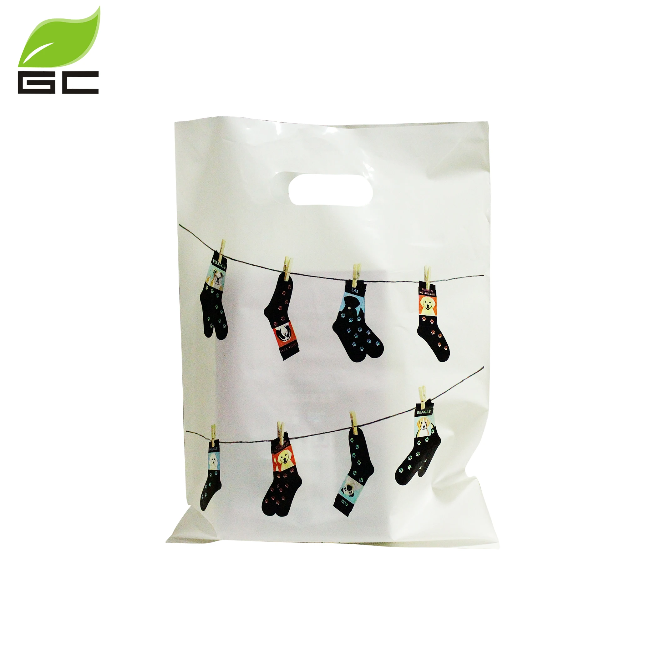 Free Sample Ldpe/hdpe Die Cut Packing Plastic Bag 25kg Imported For