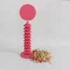 logo customized table top multi layers plastic lolly lollipops display holder stands