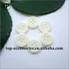 Natural material Real corozo button with four holes for shirt