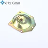 furniture chair leg extenders 67x70mm M8 5/16" carbon steel Material table leg mounting plate angle