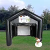 Air sealed one time blown Inflatable golf simulator cage / hold the air inflatable cage for movie screen