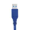 0.5m USB3.0 Male to Male Cable 5Gbps Data Sync Fast Speed Extension Cord for Notebook Hard Disk Car MP3 Webcam Digital Camera