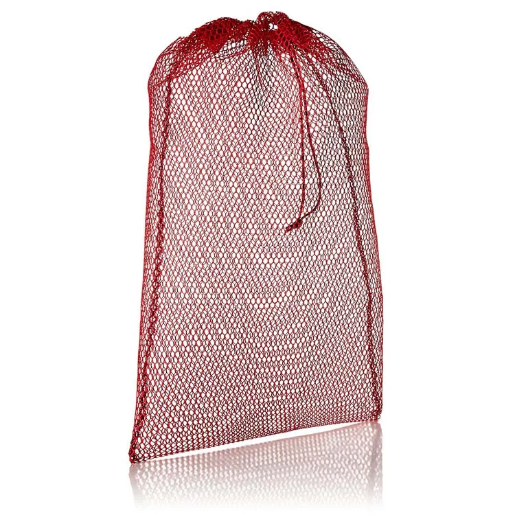 Wholesale Cheap Promotional Custom Small Nylon Mesh Drawstring Pouch