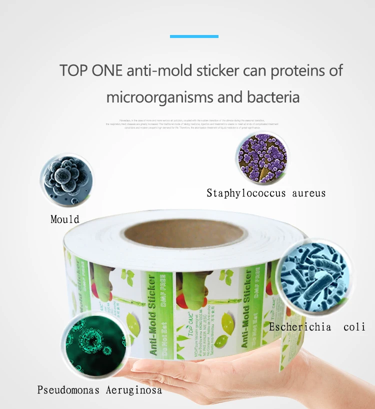 Moldproof Anti Mold Sticker In Roll Anti Mold Chip For Shoes/garment