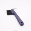 Colorful child cleaning tool horse hoof pick with brush