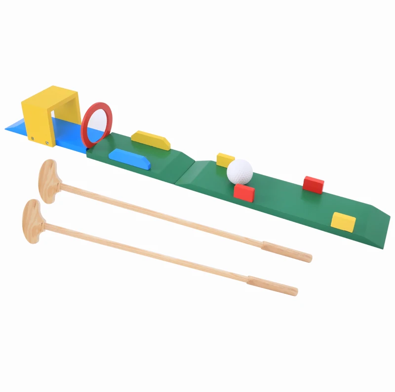 wooden toy golf set