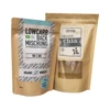 Kraft paper bag zip tea lock without printing/small
