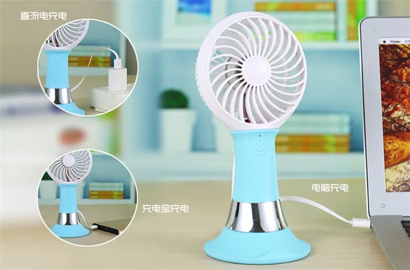 Source New style mini heater portable usb heater table stand fan parts on