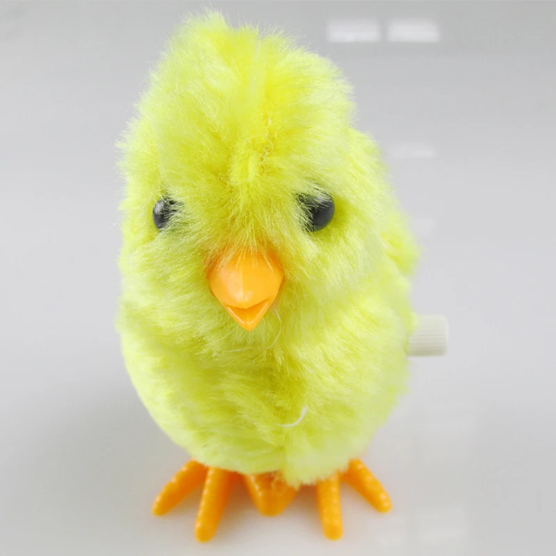 Cute Doll Wind Up Animal Classic Toy Plush Chick BB Action Figure Baby Kids Toys Juguetes
