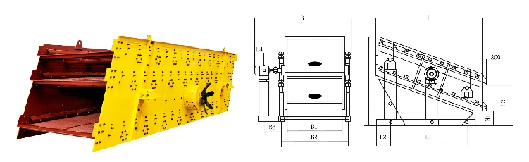 YK Series Circular Vibrating Screen Gold Screening Plant Sand Vibrating Screen