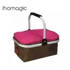 OEM Quick Delivery Cooler wholesale outdoor folding basket picnic insulated bag