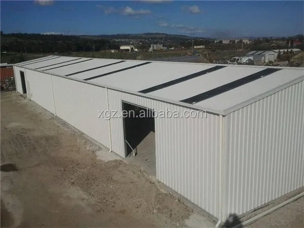 prebuilt fast erection curved roof design structural steel shed