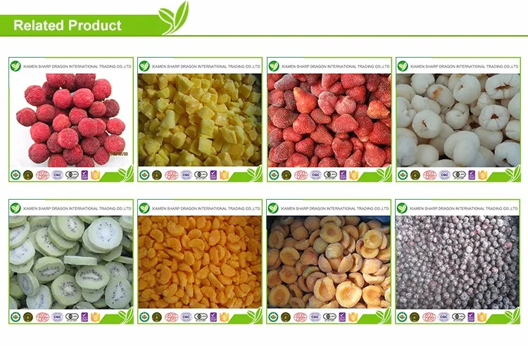 High quality bulk iqf frozen mango chunks