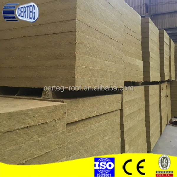
rockwool Nonmetal Panel Heat Insulation high density rock wool board 