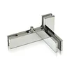 frameless glass door hardware stainless steel l shape patch fitting