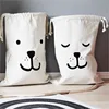 Beam pocket cotton padded canvas oversized beam pocket children 's room toys debris canvas bag