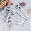 Replacement Silverware spoon and fork nice design, 18/18 stainless steel cutlery