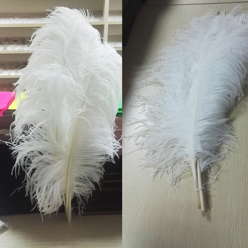 75cm Large White Ostrich Feathers For 
