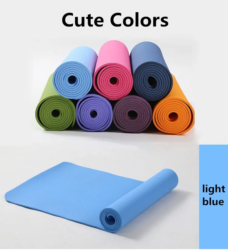 Benutzerdefinierte Yoga Matte Anti-rutschte Tpe 0,6 Cm Verdicken