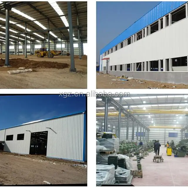 Low price construction building prefabricated steel storage warehouse