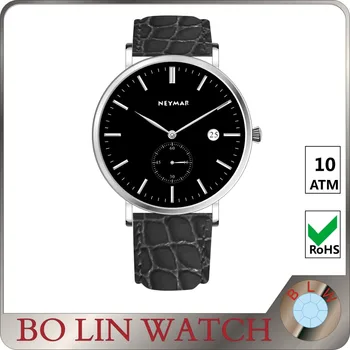 Water Resistant Quartz Watches 3 Bar Leather Wrisches Water Resistant Quartz Watches 3 Bar Leather Wrisches Custom Chronograph