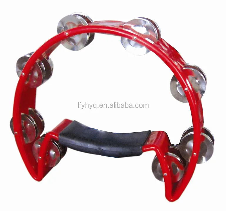 China Radiant Pruise Dance Tambourine 10'' Single Row Tambourine For