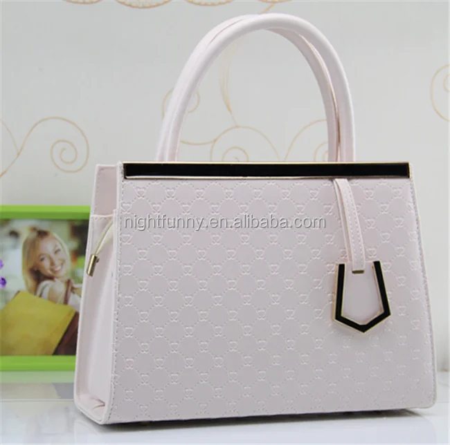 Latest Designer High Quality Long Strap Pu Tote Bag Leather Shoulder