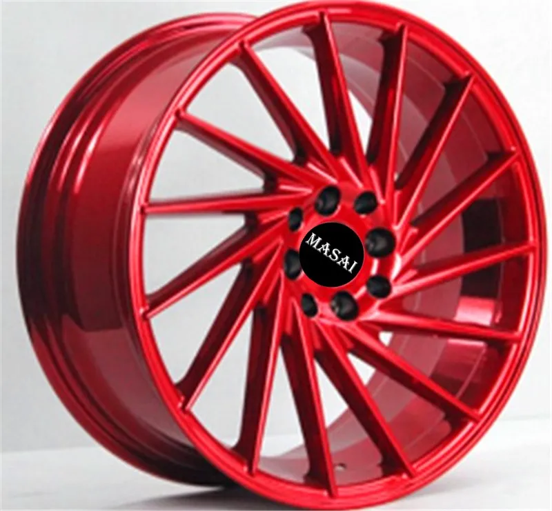 15 17 18 20 Inch Red Alloy Wheel For Car/car Wheel Rim/wheels Rim 5x114