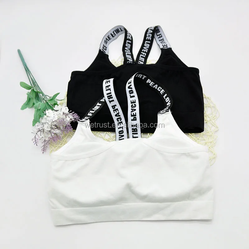 Seamless Bra Fitness Push Up Steel Ring Free Shoulder Strap English