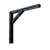 Black Adjustable Angel Fold Down Cantilever Shelf Support Bracket