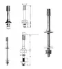 Pole line hardware/Transmission & Distribution Hardware/steel pin with nylon or lead head