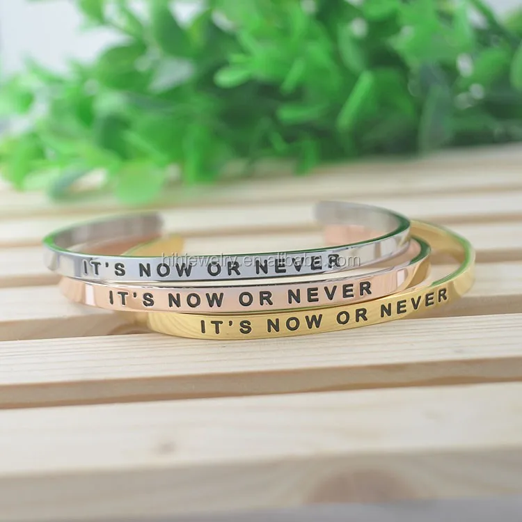 Encourageants Bracelets D Acier Inox Graves Adage Proverbe Bracelets Inspires Avec Citation Buy Bracelets Inspires Product On Alibaba Com