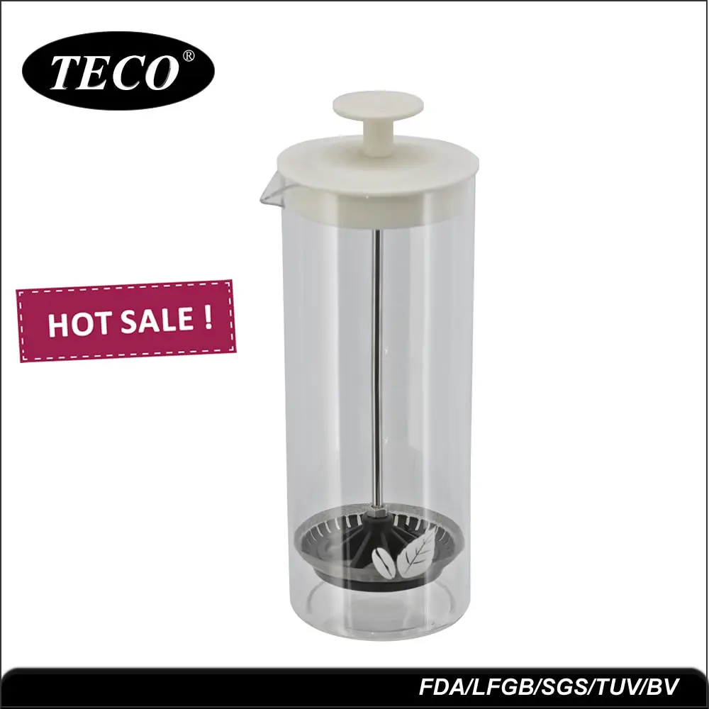 2017 New Design Milk Frother With Stainless Steel Plunger Can Use For