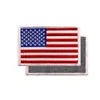 Custom Country Flag Embroidered Patches With Hook and loop backing