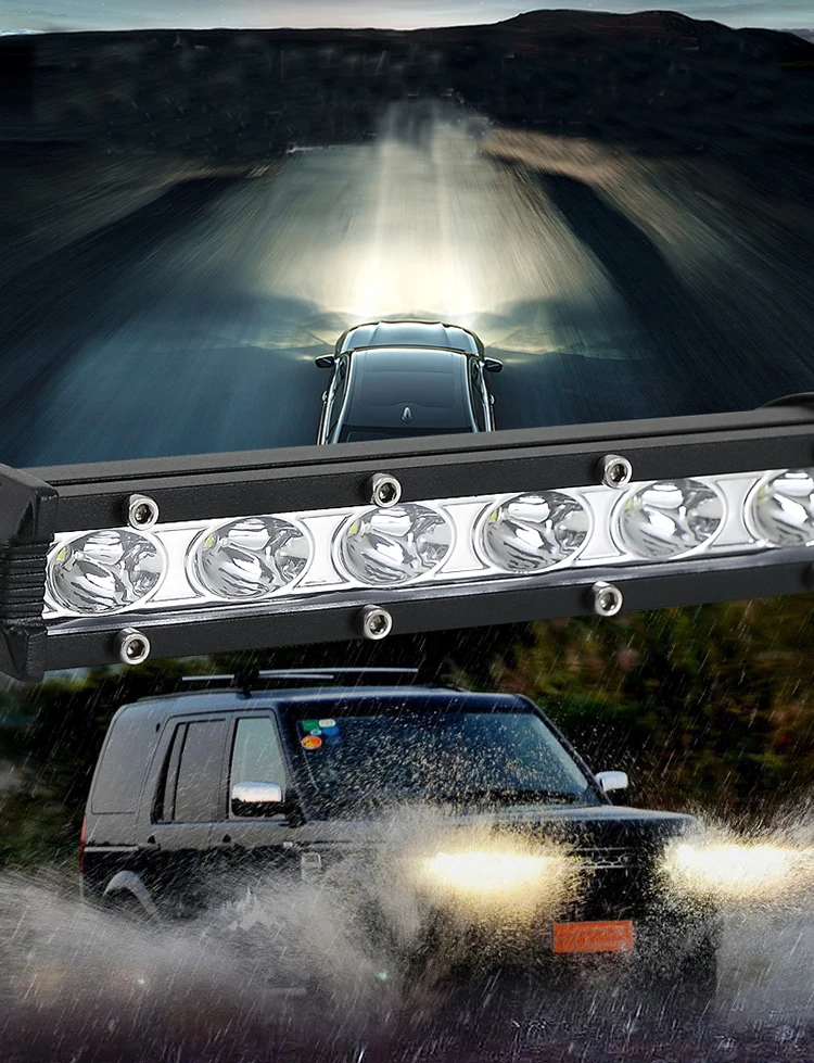 Wholesale Super Bright 8.8inch18w Super Slim Led Light Bar Offroad Led