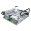 Smt pick and place machine QIHE TVM802A Manual automatically pcb assembly SMD/PCB/SMT/LED mounting p&p machine