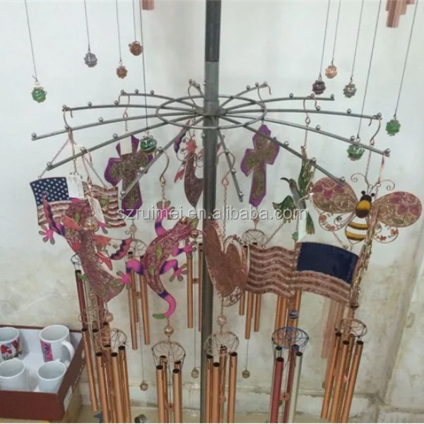 Flooring Spinning Metal Wind Chime Display Stand Buy Wind Chime
