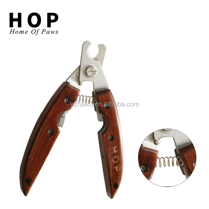 Professional stainless steel animal pet nail clippers for dog cat