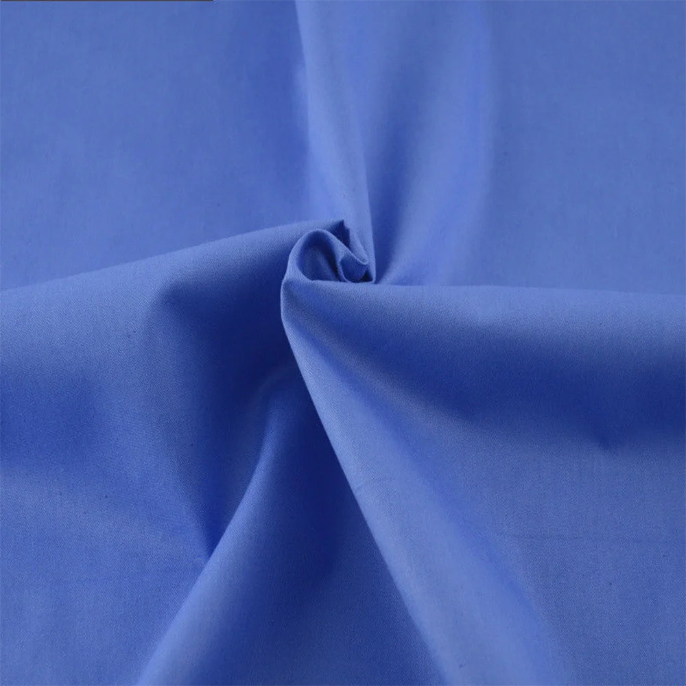 Polyester Cotton Cloth Men's Shirts Fabric Textile Plain Dyed Shirting ...