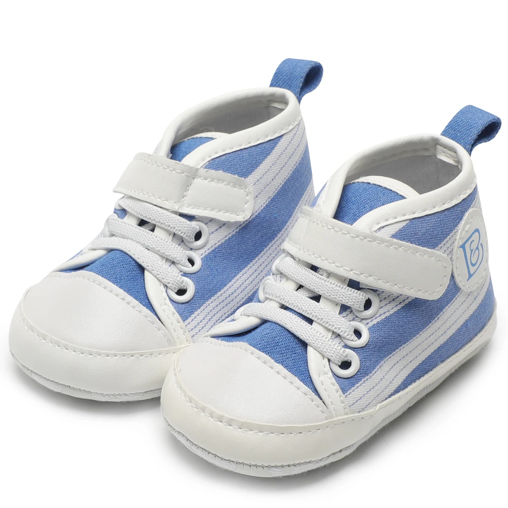 Special Design Canvas Shoes Striped 024 Months Antislip