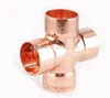 Copper cross shape equal 4 way connector
