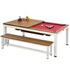 Popular Selling Mdf 7 Feet Game Overlap Pool Dinner Table