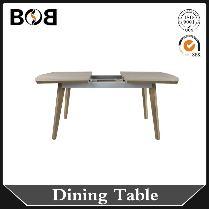dining table set italian simple modern wooden folding dining table for six people