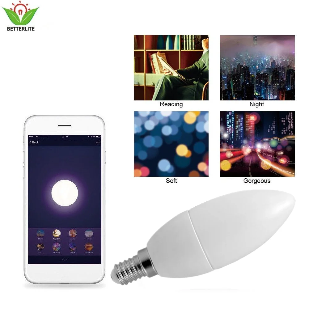 zigbee e27 e14 smart wifi light led bulb - ANKUX.COM